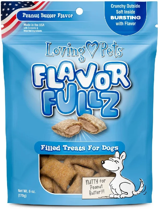 - Food for picky dogsLoving Pets Flavorfullz Peanut Butter Filled Dog Treats