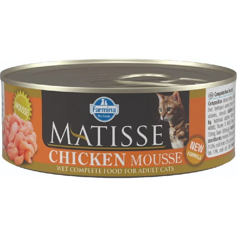    - Grain-free cat food recommendations  Farmina Matisse Chicken Mousse Adult Cat Wet Food