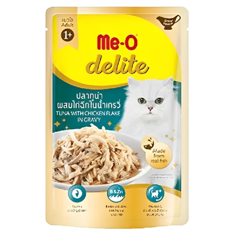    - Cat food for immune system support  Me O Delite Tuna With Chicken Flake In Gravy Cat Wet Food