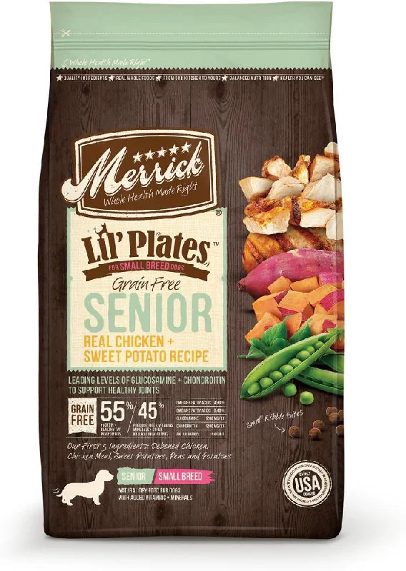 - Dog food improves immunityMerrick Lil' Plates Grain Free Senior Real Chicken And Sweet Potato Recipe Dry Dog Food