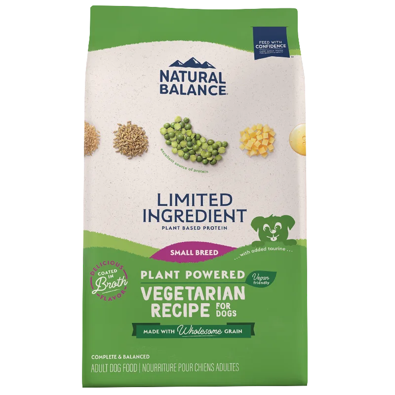 - Gastrointestinal conditioning dog foodNatural Balance® Limited Ingredient Vegetarian Small Breed Recipe with Vegetable Broth Coating  Dry Dog Food