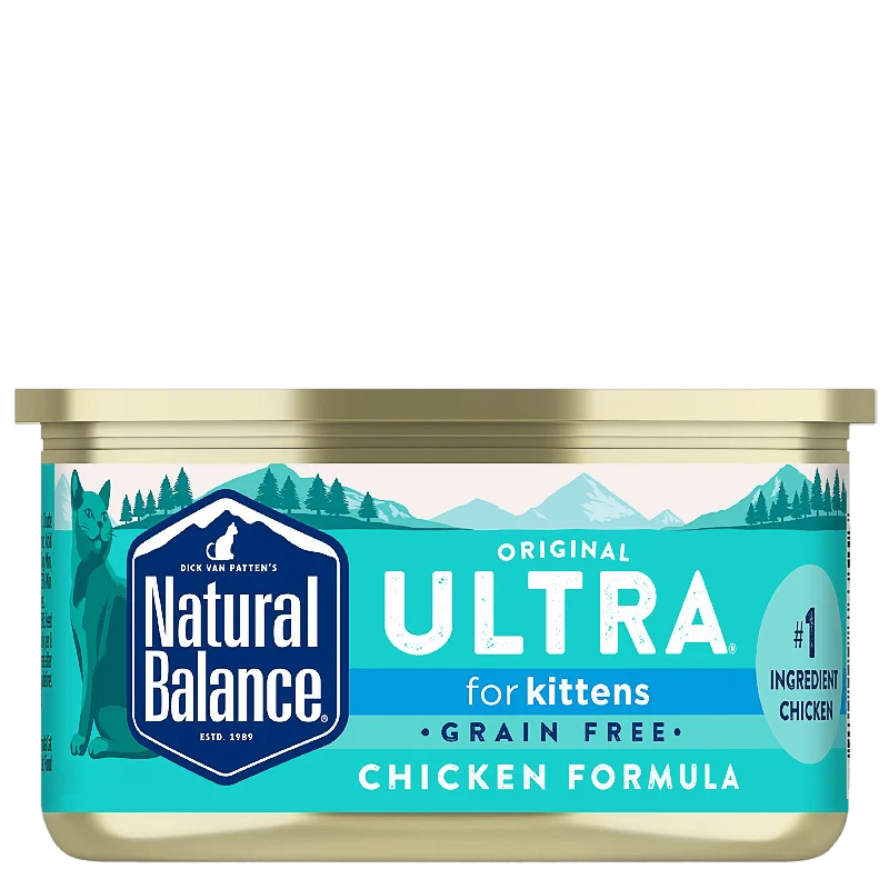    - Kitten food  Natural Balance Original Ultra Grain Free Chicken Kitten Recipe Cat Wet