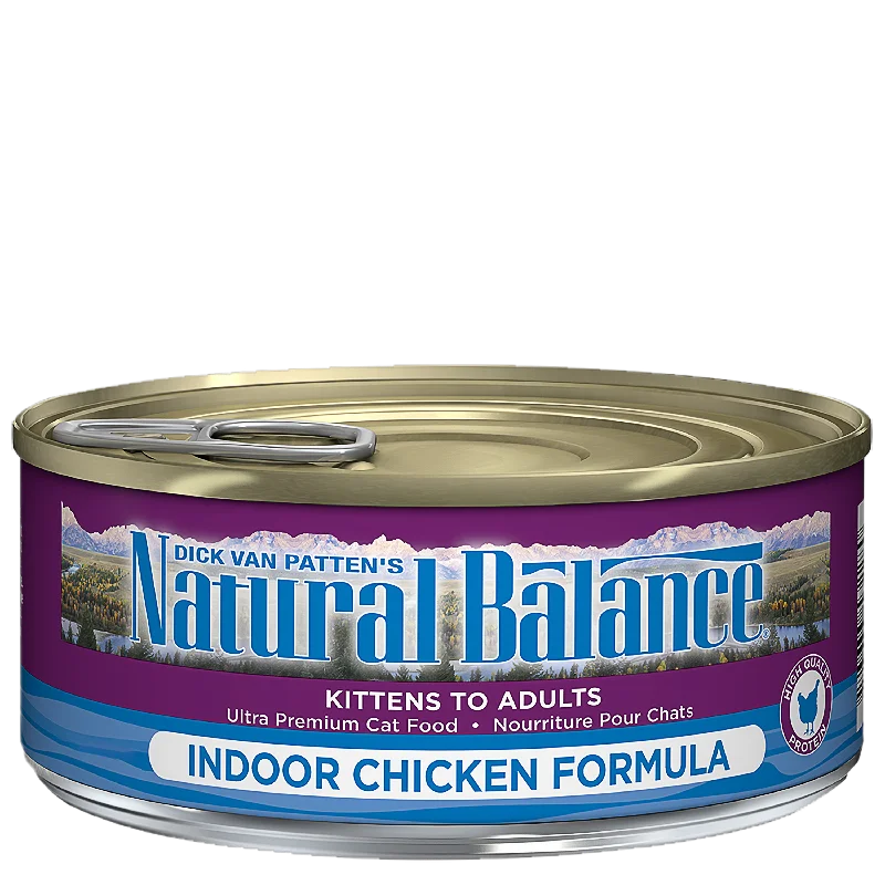    - Cat food for spayed/neutered cats  Natural Balance Original Ultra Indoor Chicken Recipe Cat Wet