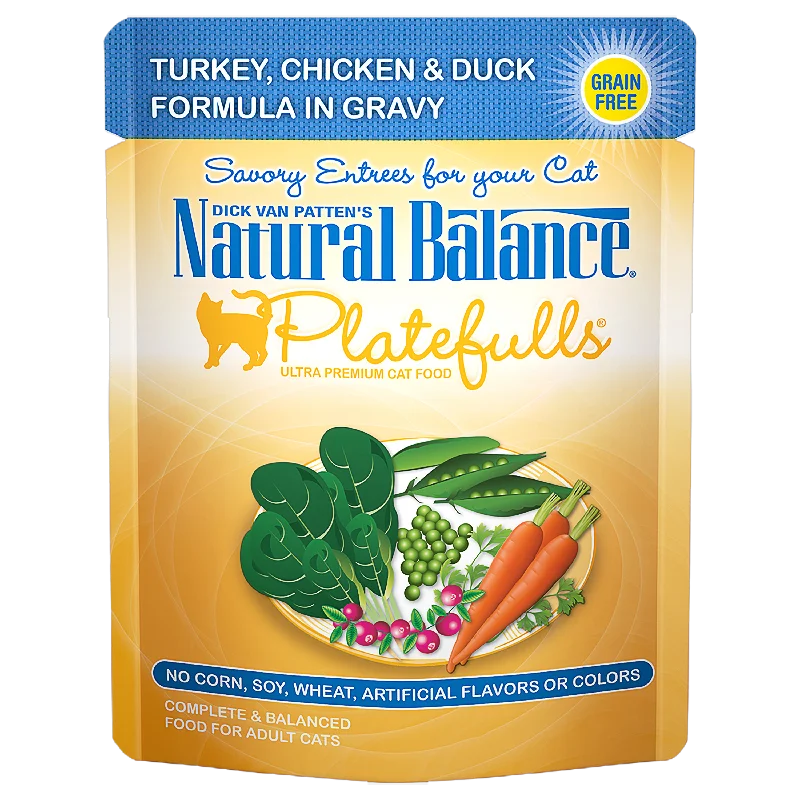    - How is Bricky cat food?  Natural Balance Original Ultra Platefulls Turkey, Chicken, & Duck Recipe Morsels in Gravy Cat Wet