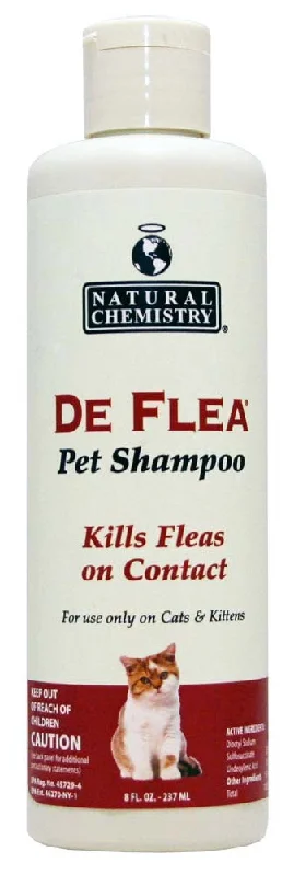    - High-protein cat food  Natural Chemistry Deflea Shampoo For Cats