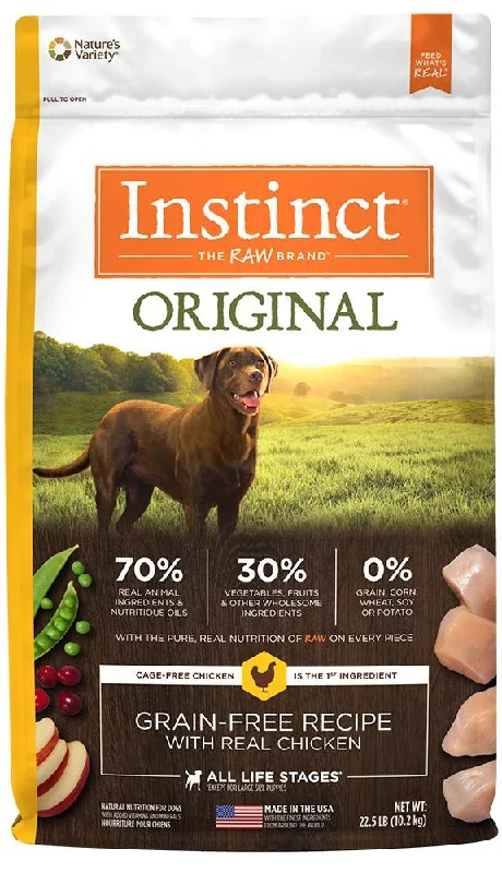 - Dog food online shopping recommendationInstinct Original Grain Free Recipe with Real Chicken Natural Dry Dog Food