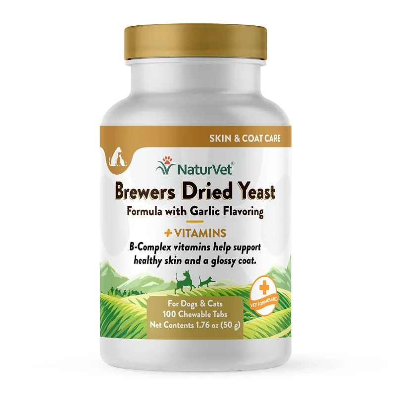 -Grain-free dog food recommendationNaturVet Brewers Dried Yeast with Garlic Chewable Tabs for Dogs and Cats