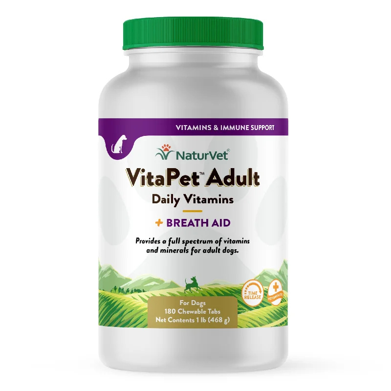 - Special food for puppiesNaturVet VitaPet Adult Daily Multivitamin Supplement Chewable Tabs for Dogs