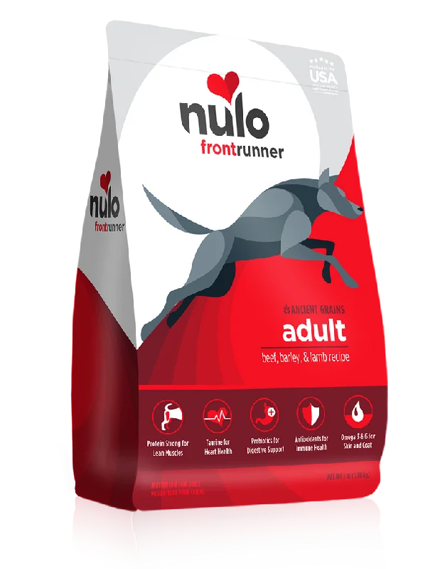 - How is Birgi dog foodNulo Frontrunner Adult Dog with Beef, Barley & Lamb