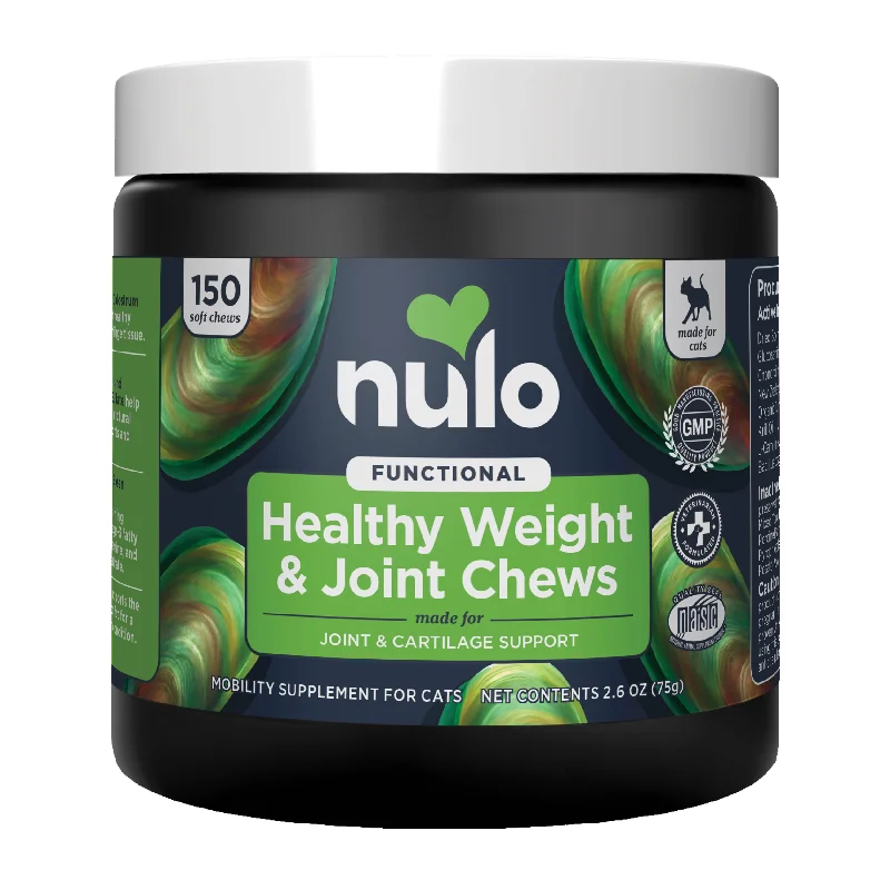  . **Ingredient-Related**  Nulo Functional Health Weight & Joint Chews For Cats