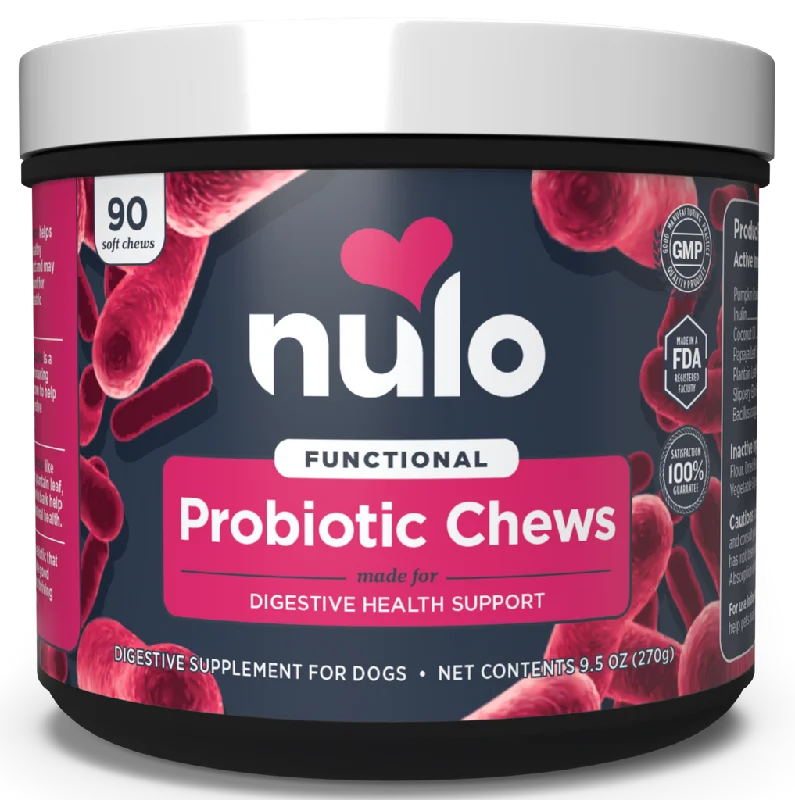  -Fish-containing dog foodNulo Functional Probiotic Soft Chew Supplements For Dogs