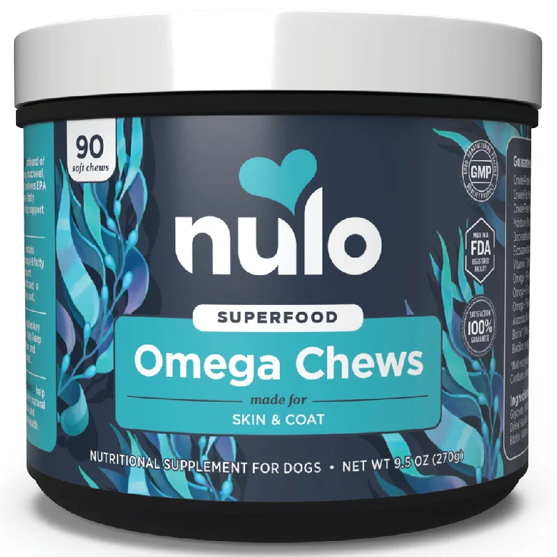 - Dog food nutritional analysisNulo Superfood Omega Soft Chew Supplement For Dogs