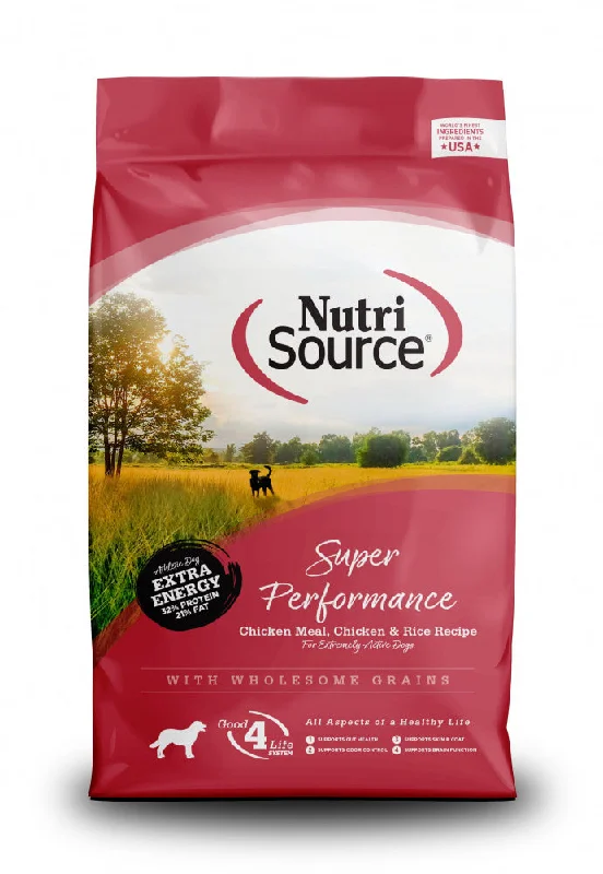 - Dog food recommendations for multi-dog householdsNutriSource Super Performance Chicken & Rice Dry Dog Food