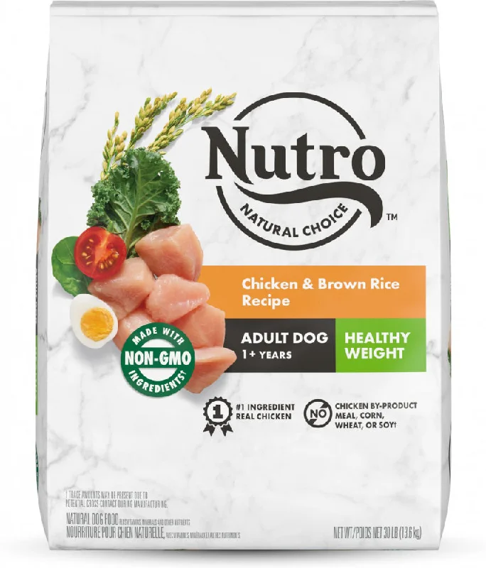 - Natural ingredient dog foodNutro Wholesome Essentials Healthy Weight Adult Farm-Raised Chicken, Lentils & Sweet Potato Dry Dog Food