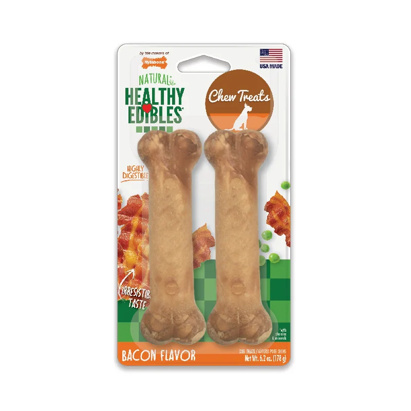  -Fish-containing dog foodNylabone Healthy Edibles All-Natural Long Lasting Chicken Flavor Dog Chew Treats 2 Count Medium/Wolf