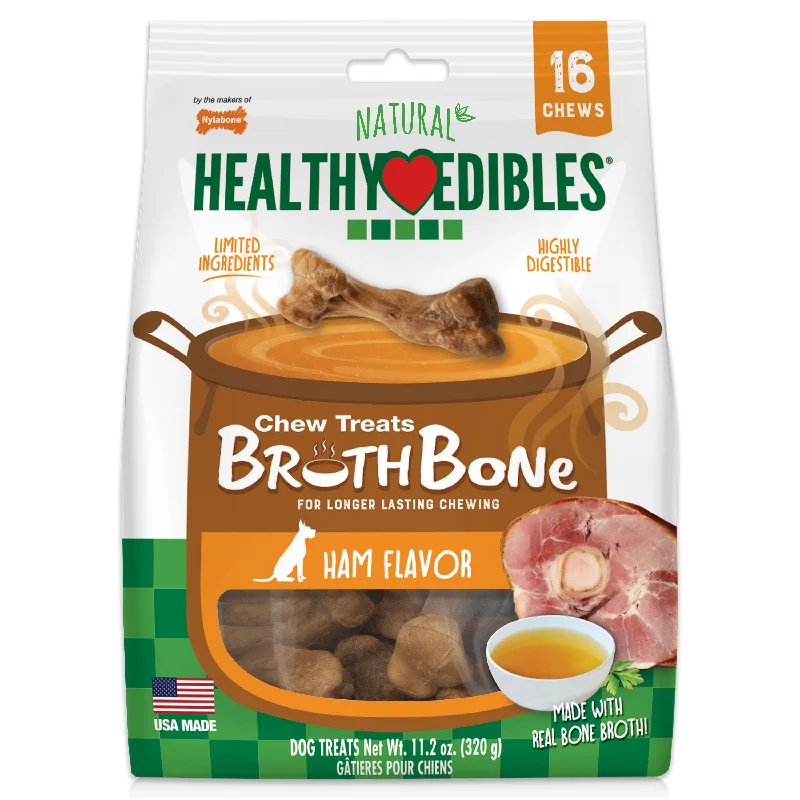 - ProNevus dog food palatabilityNylabone Healthy Edibles Broth Bone All Natural Dog Treats Made With Real Bone Broth Small/Regular (16 count)