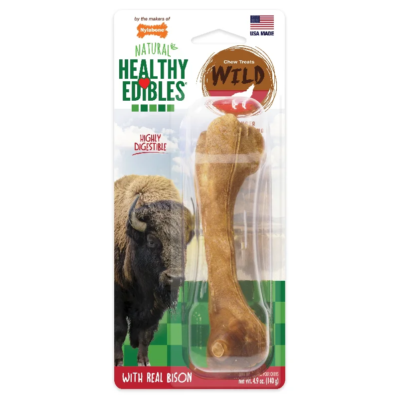 - How is Birgi dog foodNylabone Healthy Edibles WILD Natural Long Lasting Bison Flavor Dog Chew Treats Wild Bone Large (Pack of 1)