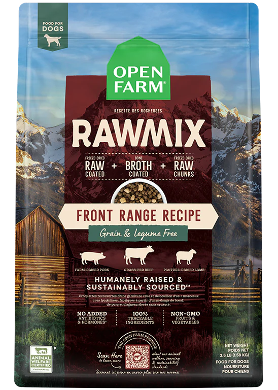 - Dog food improves immunityOpen Farm - Grain & Legume Free RawMix - Front Range Dog Food