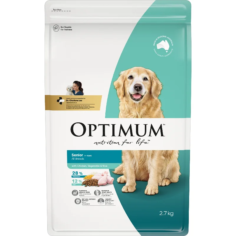 -Grain-free dog food recommendationOptimum Dog Adult 7+yrs Chicken Rice & Veg 2.7kg