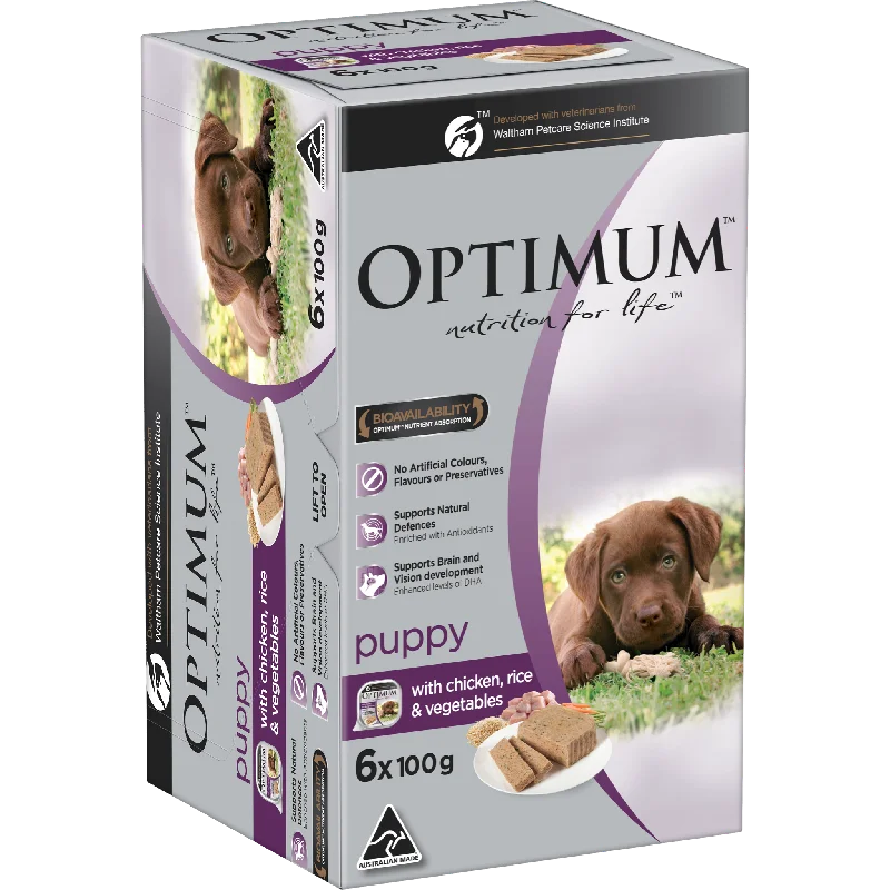 - Dog food online shopping recommendationOptimum Puppy Chicken Rice & Vegetables 100g x 6