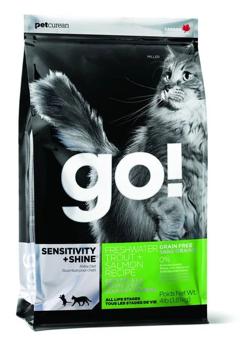  . **Brand-Related**  Petcurean Go! Sensitivity and Shine Grain Free Freshwater Trout and Salmon Dry Cat Food