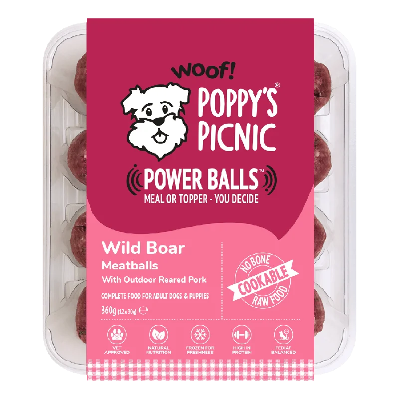 - Food for large dogsPOWER BALLS Wild Boar