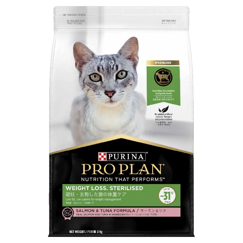    - Digestive care cat food  Pro Plan Sterilised Weight Loss Adult Dry Cat Food 3kg