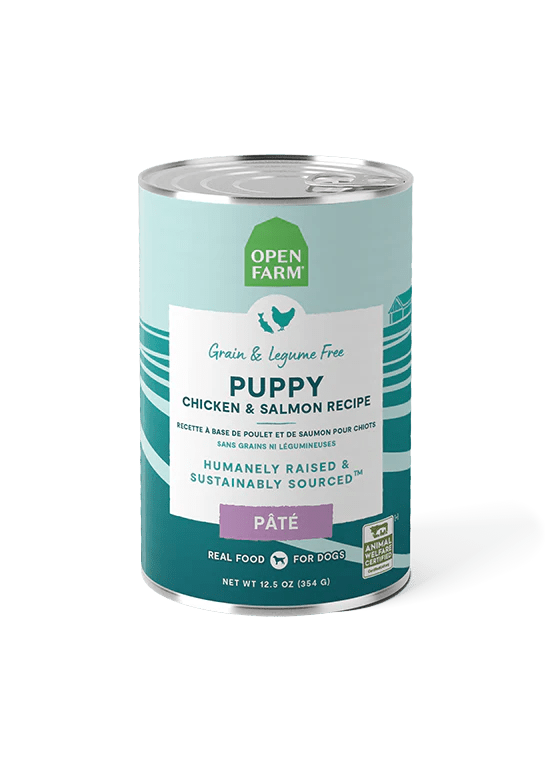 Dog FoodPuppy Chicken & Salmon Pate - Wet Dog Food - Open Farm