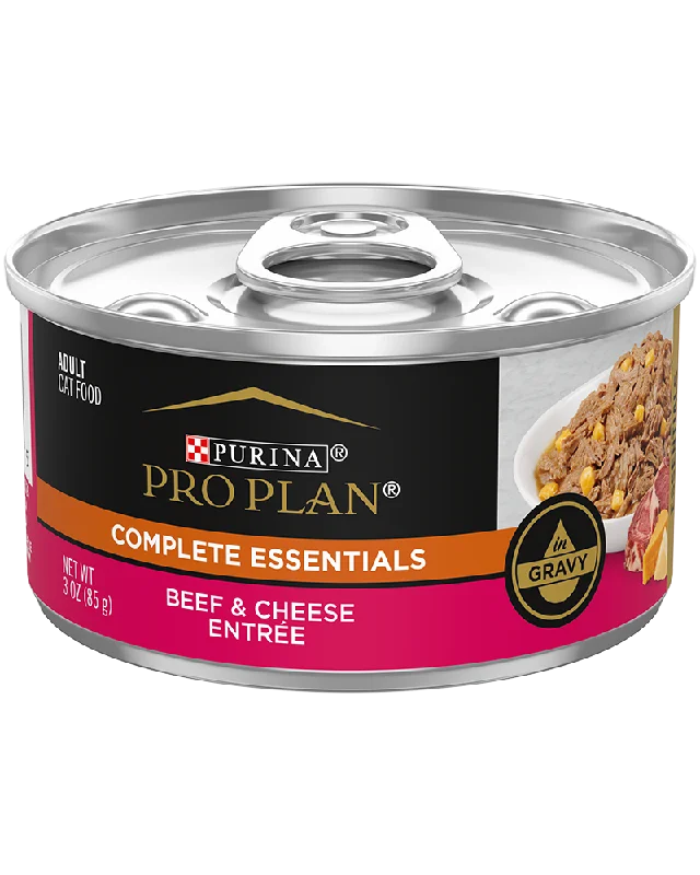    - Cat food nutritional analysis  Purina Pro Plan Savor Adult Beef and Cheese Entree in Gravy Canned Cat Food