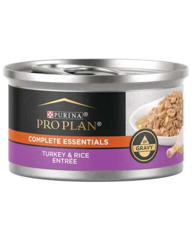    - Cat food for digestive health  Purina Pro Plan Complete Essentials Adult Turkey and Rice Entree Canned Cat Food