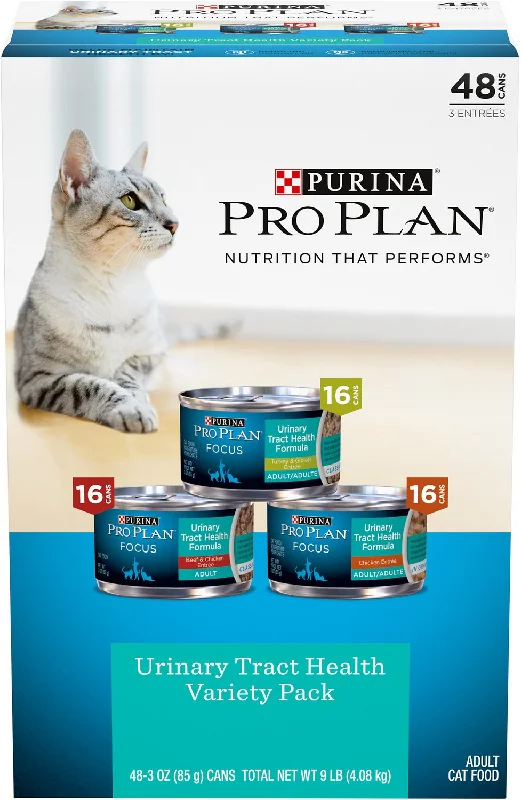    - Hypoallergenic cat food  Purina Pro Plan Urinary Tract Cat Cans Variety Pack