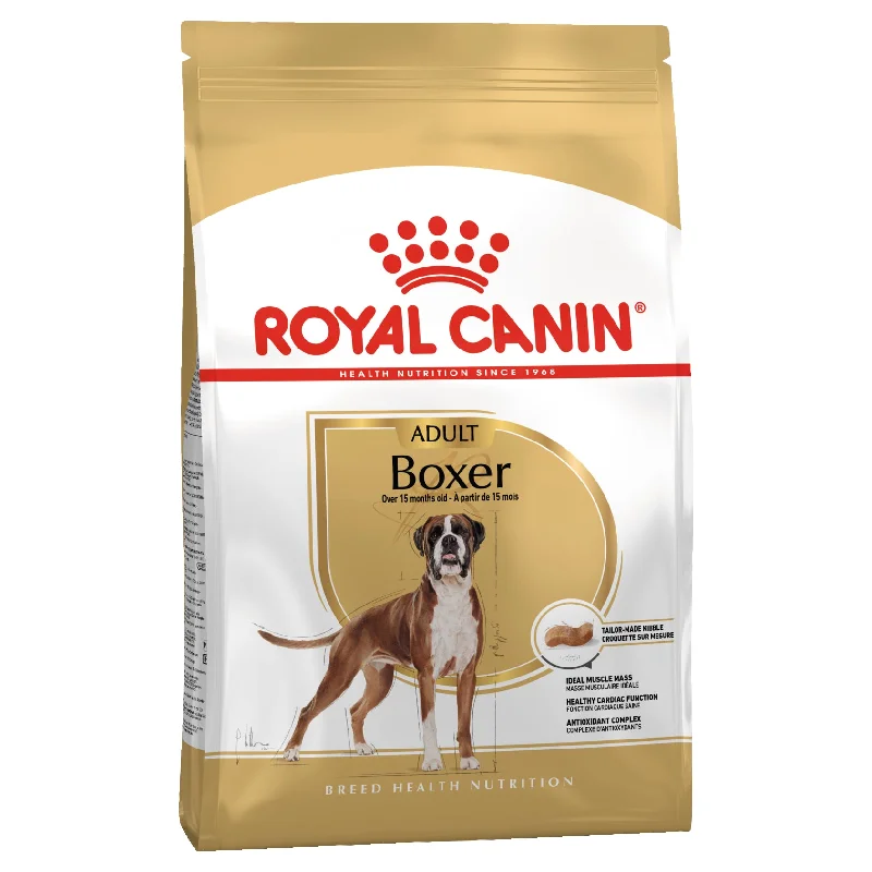 - Dog food helps the digestive systemRoyal Canin Dog Boxer Adult Dry Food 12kg