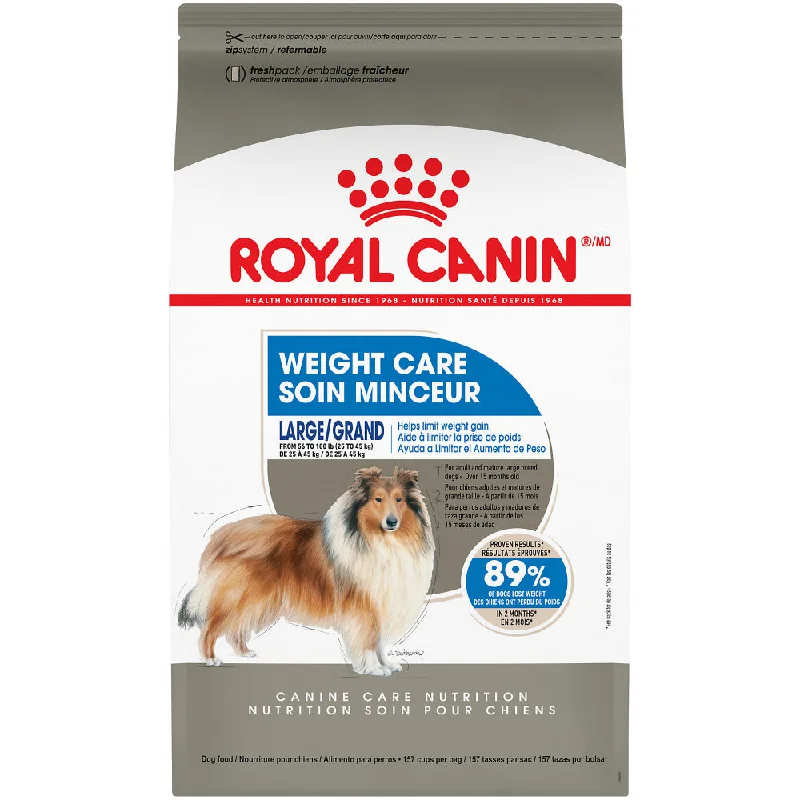 - Food for sterilized dogsRoyal Canin Large Breed Weight Care Dry Dog Food