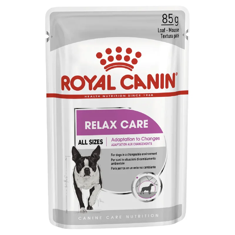 - ProNevus dog food palatabilityRoyal Canin Relax Care Loaf Wet Dog Food Pouch 85g x 12