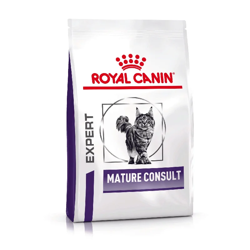    - Cat food for spayed/neutered cats  Royal Canin Veterinary Diet Mature Consult Dry Cat Food