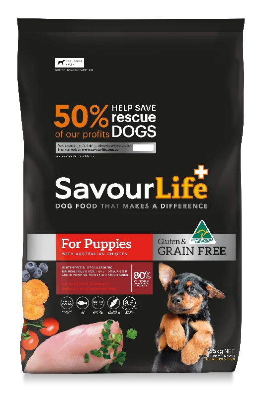 - Food for sterilized dogsSavourLife Grain Free Puppy Standard Chicken Dry Food