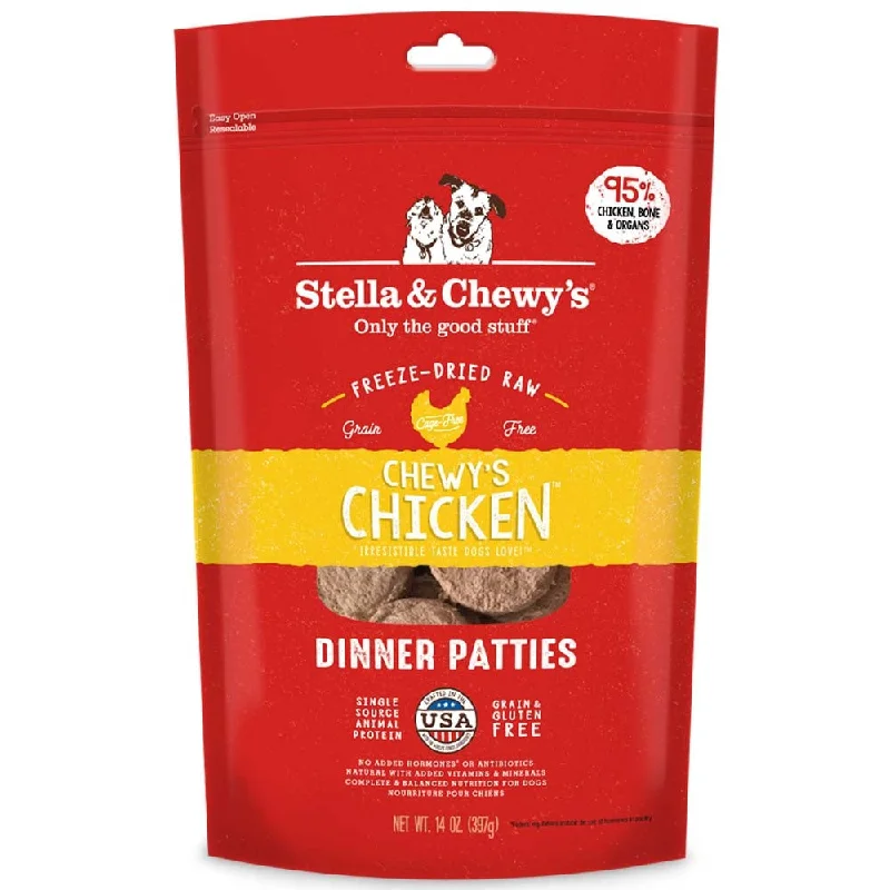 - Dog food nutritional analysisStella & Chewy's Chewy's Chicken Grain Free Dinner Patties Freeze Dried Raw Dog Food