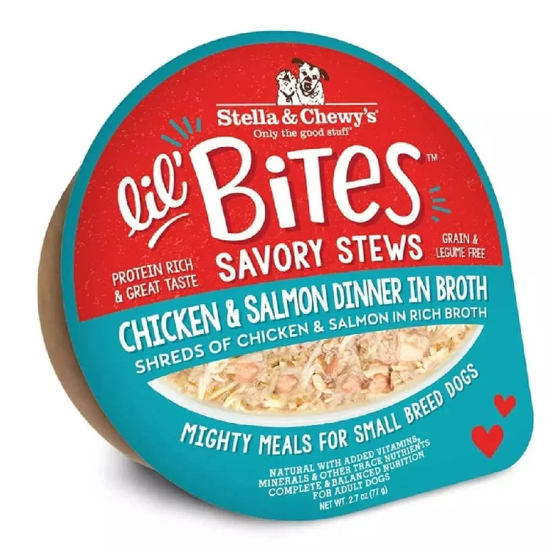 - Gastrointestinal conditioning dog foodStella & Chewy's Dog Lil Bites Savory Stews Wet Food Chicken & Salmon Dinner in Broth