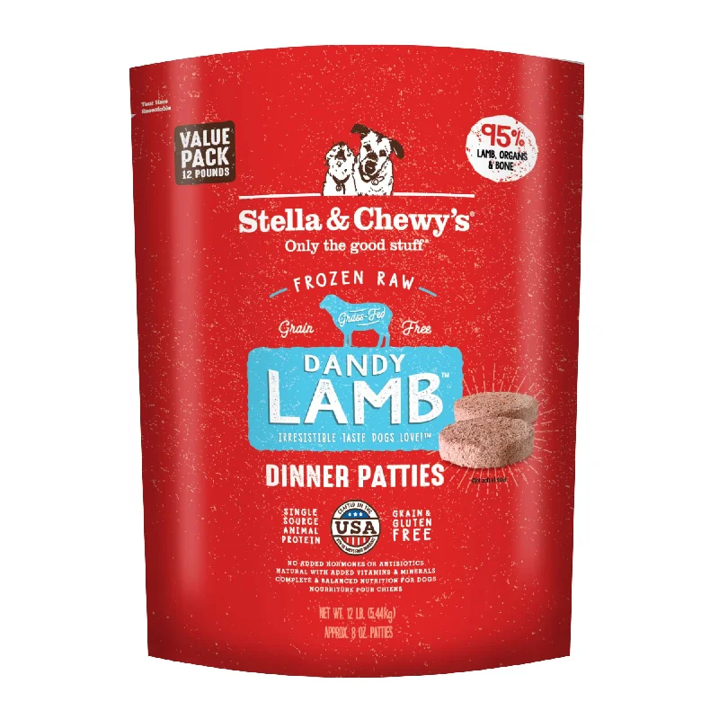 - Food for large dogsStella & Chewy's Dog Frozen Raw Food Patties Dandy Lamb