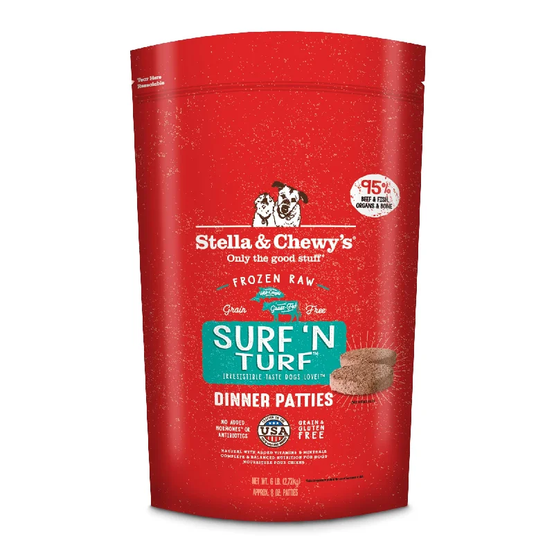 - ProNevus dog food palatabilityStella & Chewy's Dog Frozen Raw Food Patties Surf & Turf