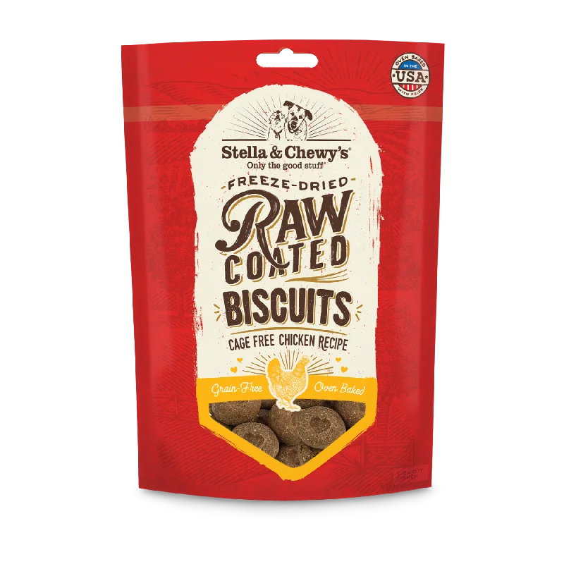 -Grain-free dog food recommendationStella & Chewy's Raw Coated Chicken Biscuits for Dogs