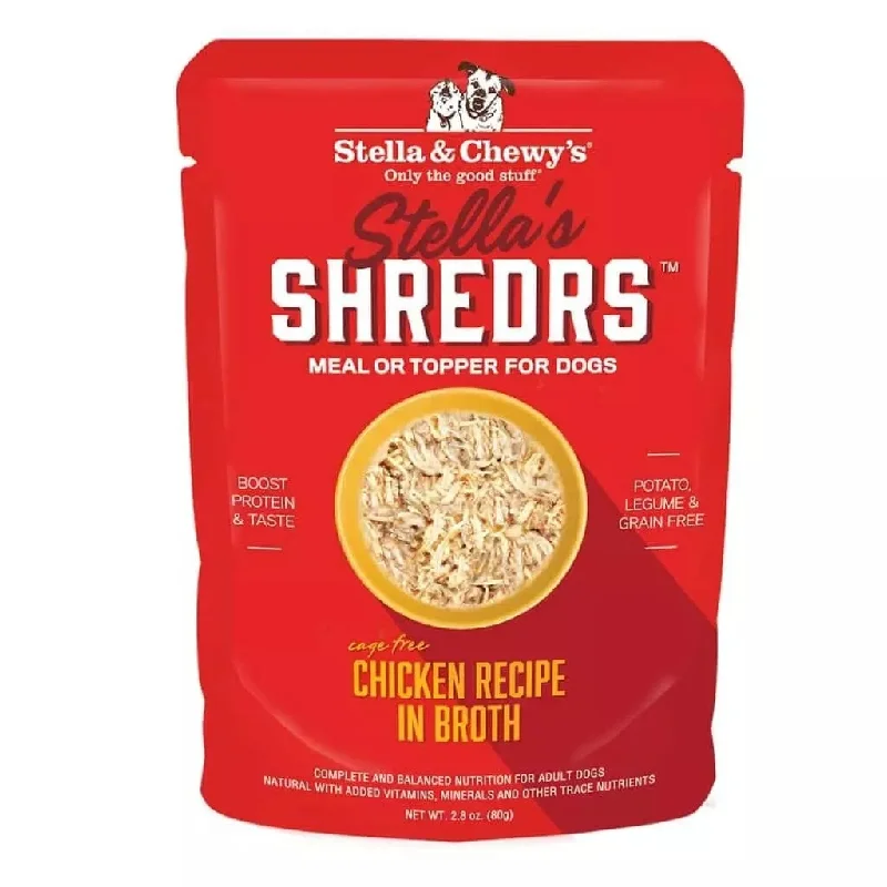 - Food for small dogsStella & Chewy's Shredrs Pouch Dog Food Chicken Dinner in Broth