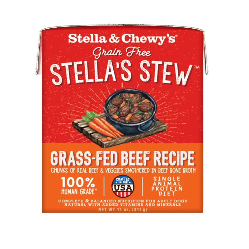 - Tear stain dog foodStella & Chewy's Stew Dog Wet Food Grass-Fed Beef