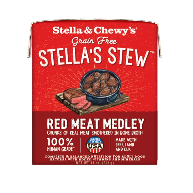 - Dog food for pregnancy and lactationStella & Chewy's Stew Dog Wet Food Red Meat Medley