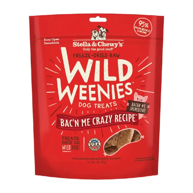 -Grain-free dog food recommendationStella & Chewy's Wild Weenies Bac'n Me Crazy Dog Treats