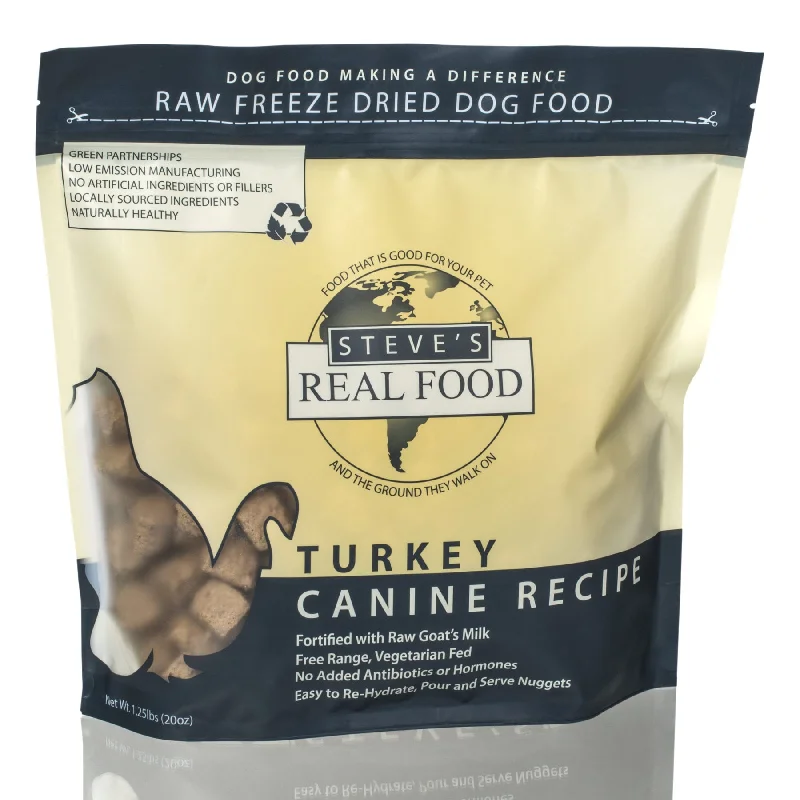 - The effect of dog food on dental healthSteve's Dog Freeze Dried Food Turkey Nuggets (Bites)