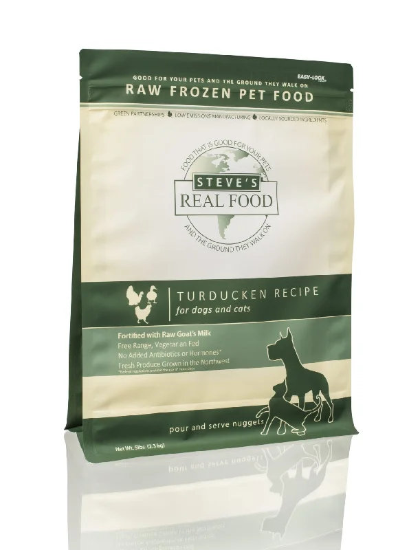 - Special food for senior dogsSteve's Frozen Raw Food Nuggets (Bites) Turducken