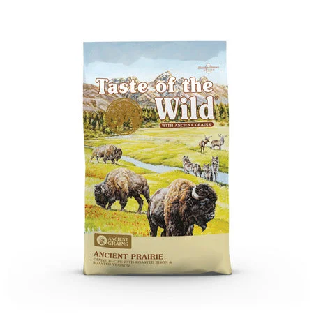 - Food for large dogsTaste of the Wild Ancient Prairie Canine Recipe with Roasted Bison & Roasted Venison Dry Dog Food