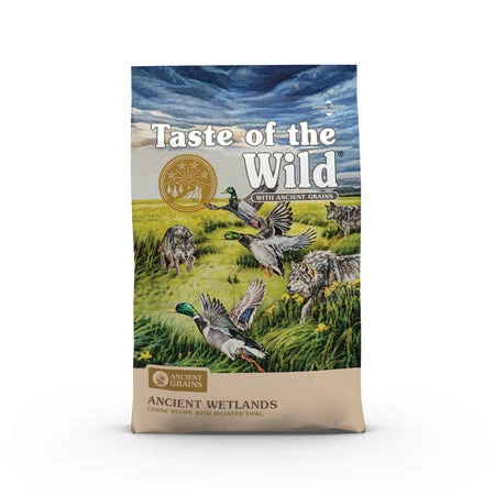  -Chicken-flavored dog foodTaste of the Wild Ancient Wetlands Canine Recipe with Roasted Fowl Dry Dog Food