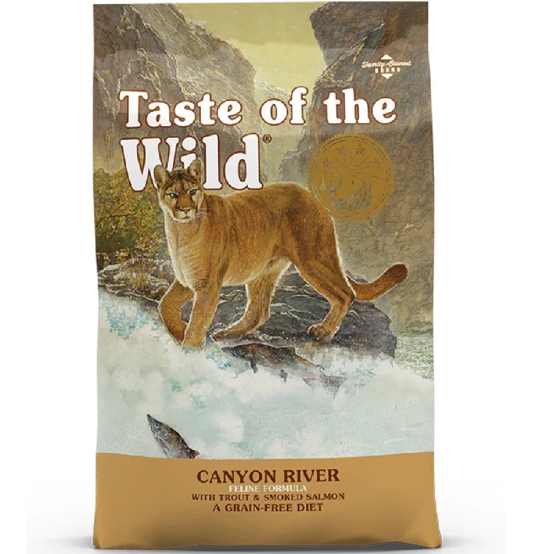  . **Special Needs**  Taste of the Wild Canyon River Feline Recipe with Trout & Smoked Salmon Cat Dry Food | Grain Free Formula